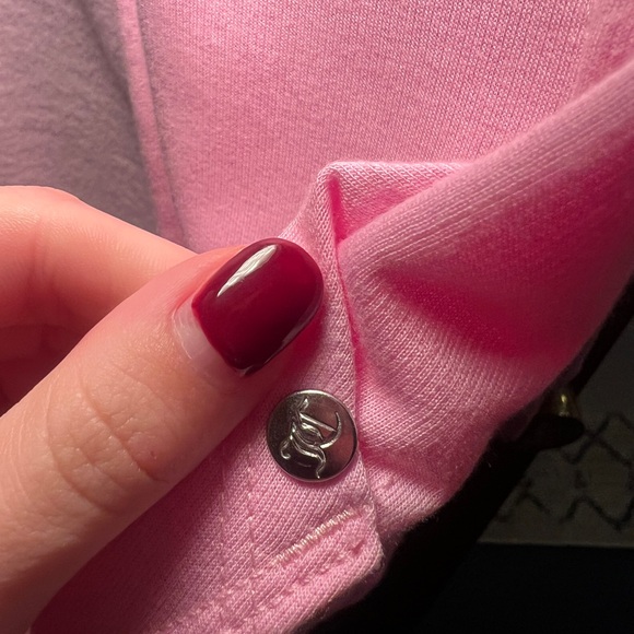 Women's pink juicy couture zip up sweatshirt - Picture 2 of 3